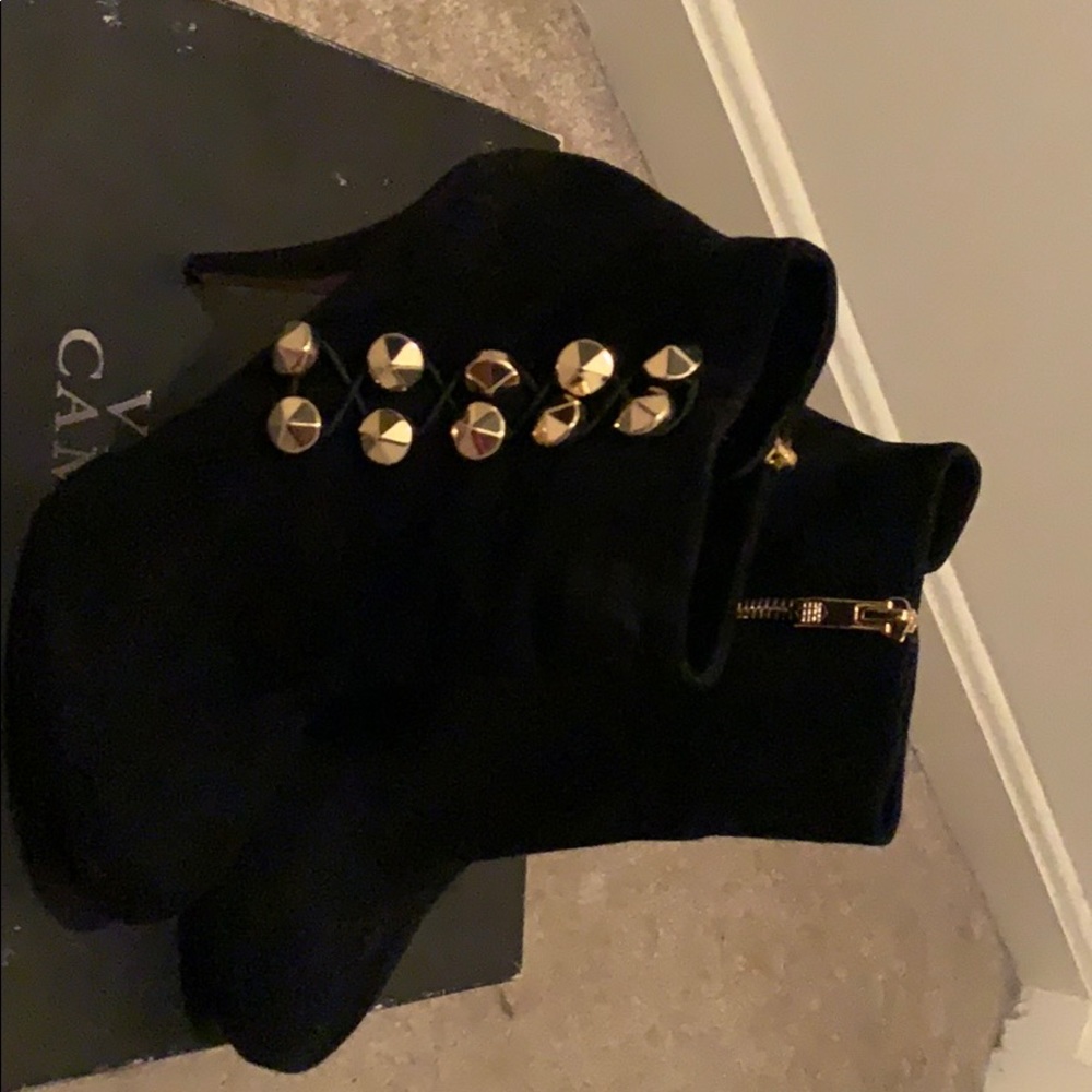 Suede booties
